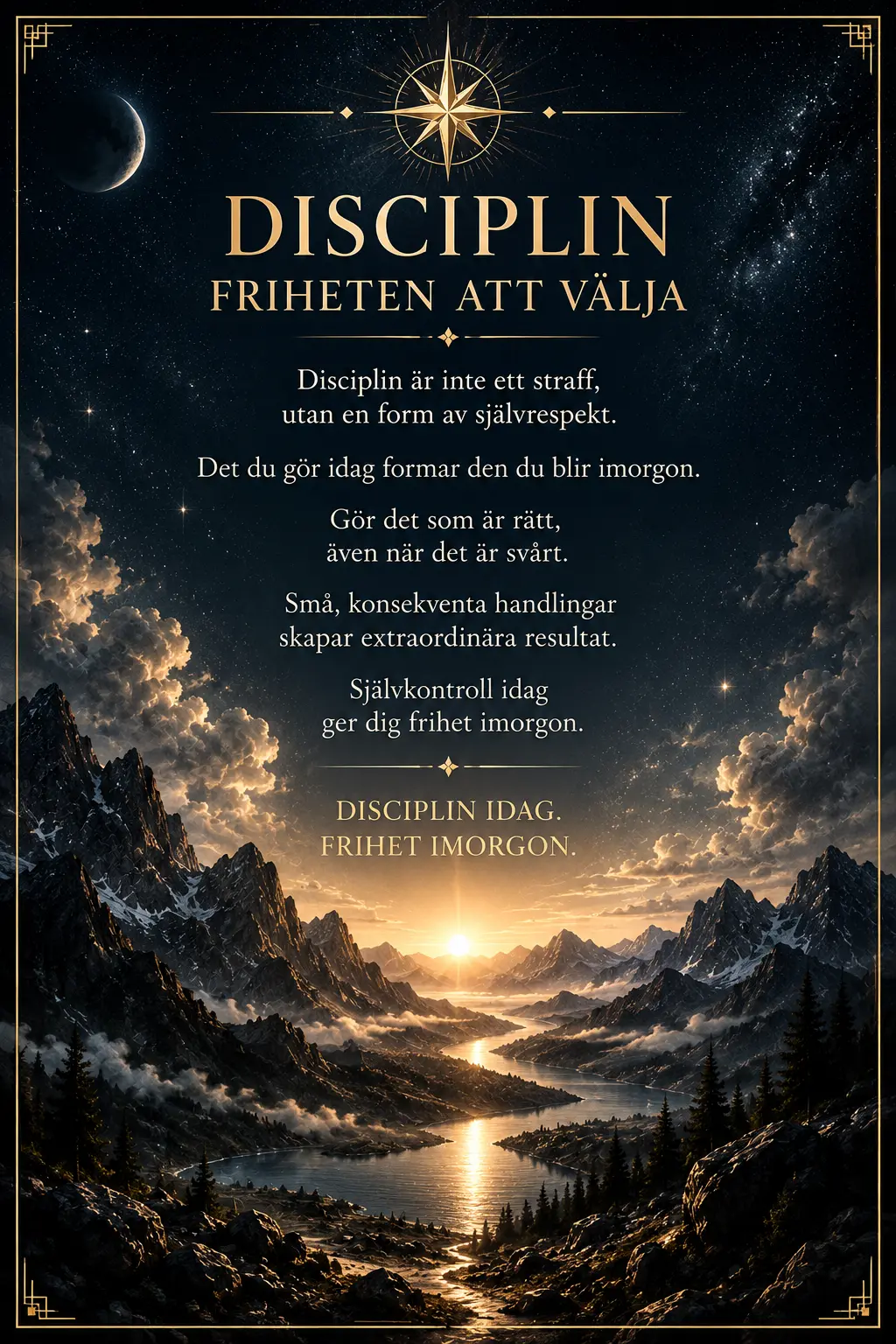 Disciplin – friheten att välja