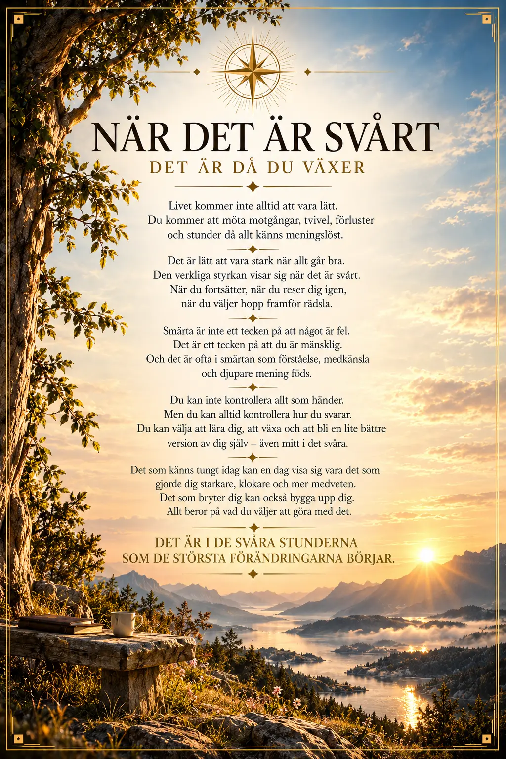 När det är svårt – det är då du växer