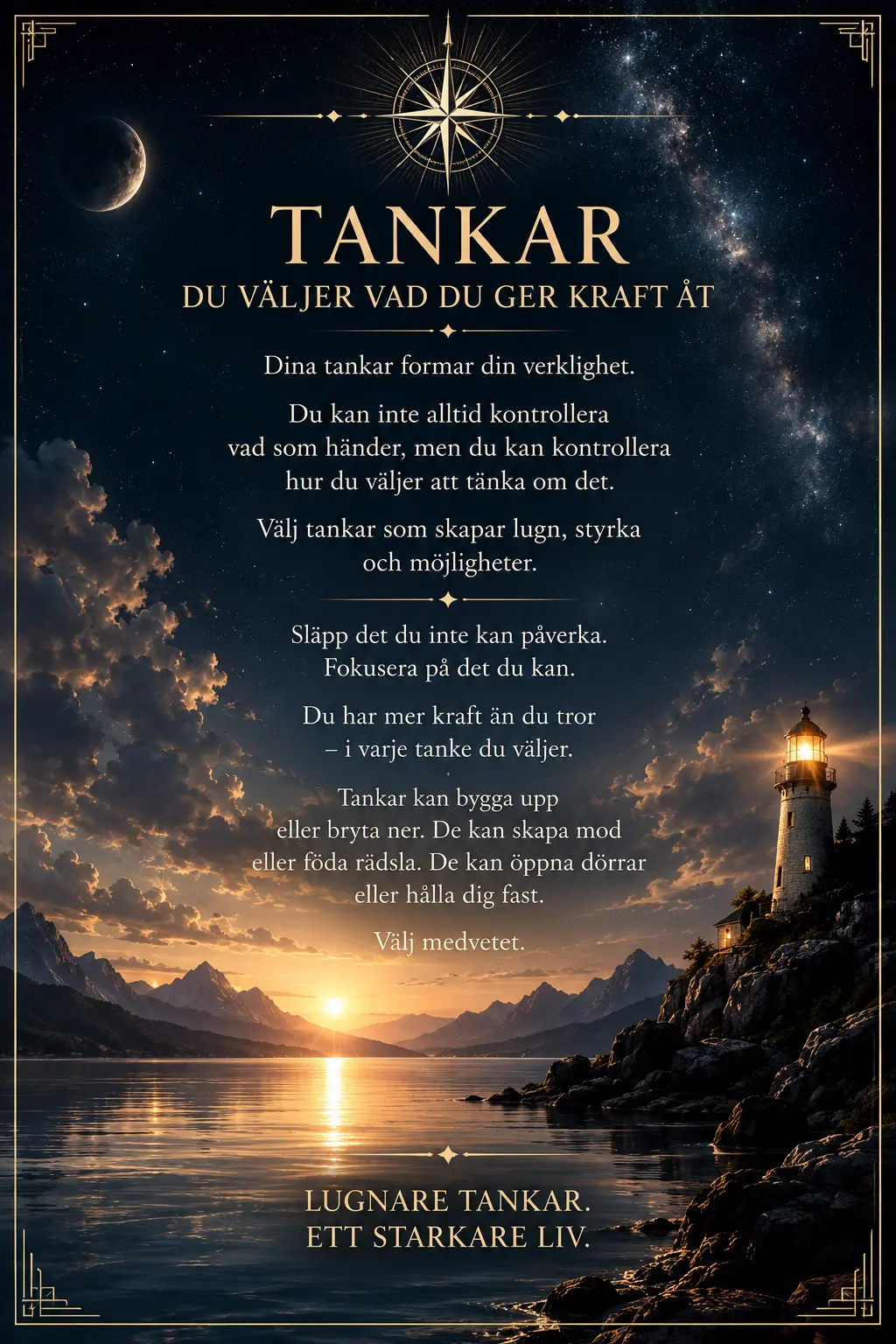 Tankar – du väljer vad du ger kraft åt